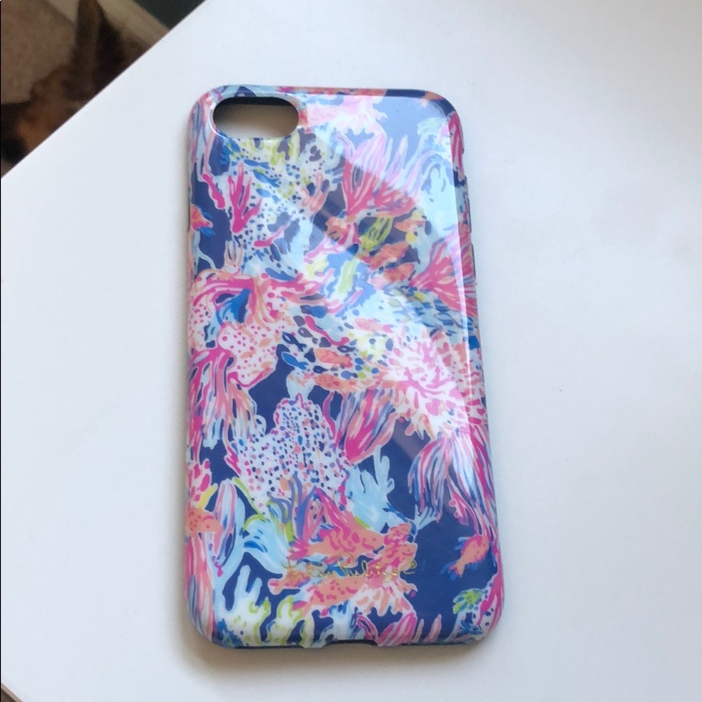 Coral printed Lily Pulitzer iPhone case